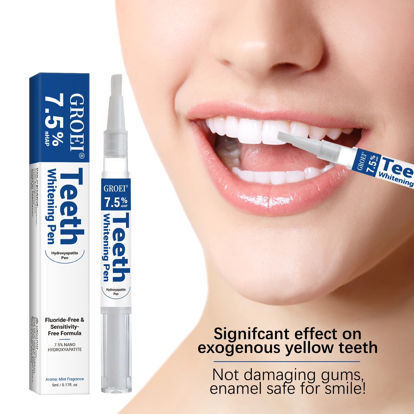 Teeth Whitening Essence - Stylo de blanchiment des dents hydroxypatite,