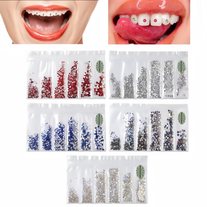 Tooth Gem Kit - 1 ensemble de décoration de pierres