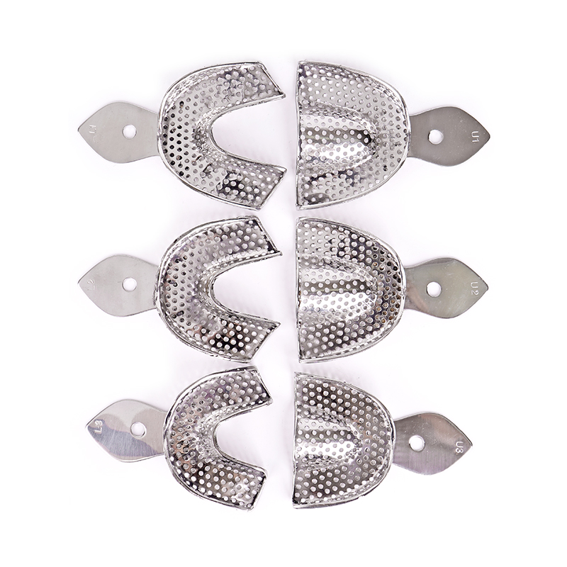 Teeth Whitening Trays - Plateau d'empreinte dentaire en acier inoxydable,
