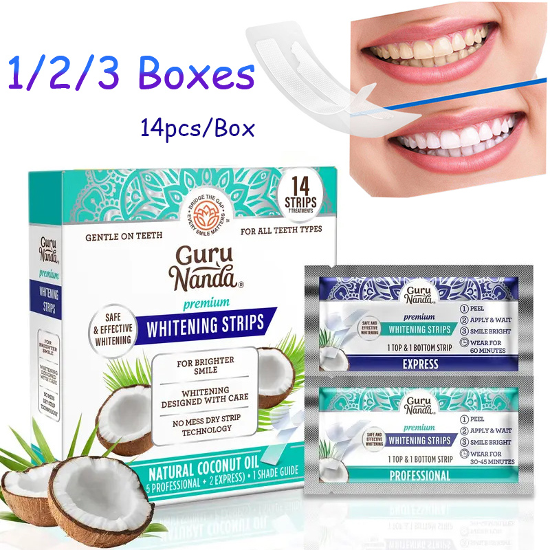 Teeth Whitening Essence - 14 pièces/boîte Bandes blanchissantes pour les
