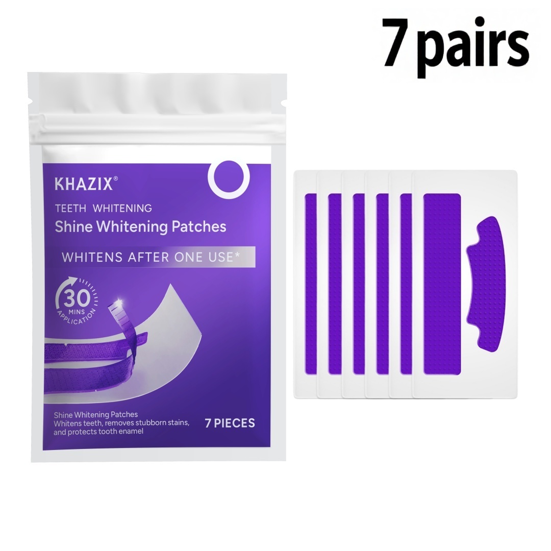 Teeth Whitening Routine - 7 paires de bandes blanchissantes pour