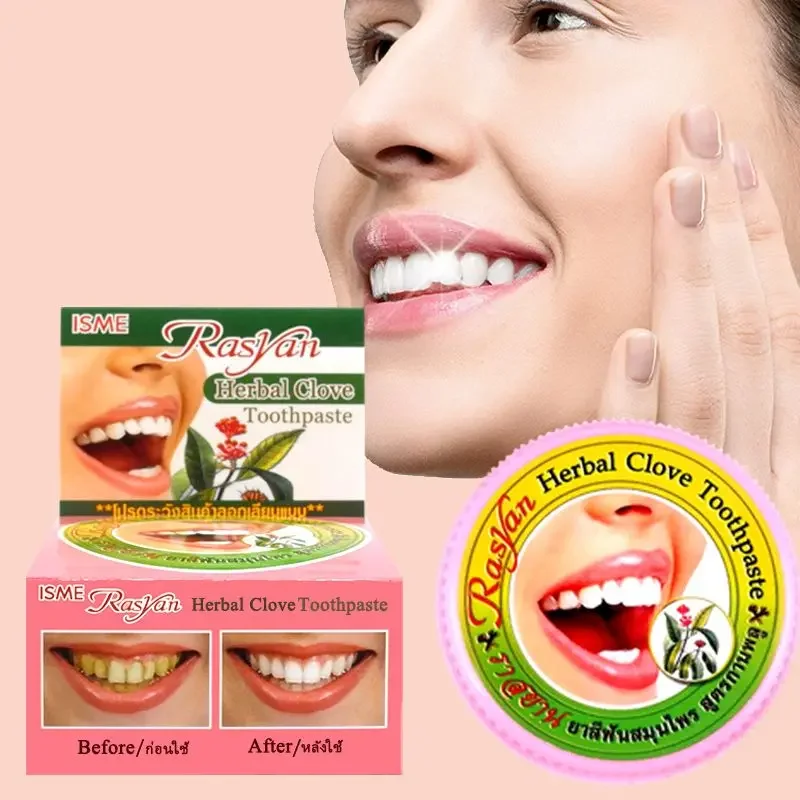 Teeth Whitening Essence - Poudre dentaire thaïlandaise au clou de