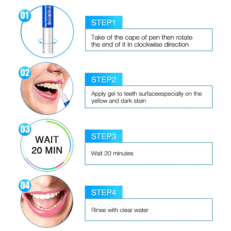 Stylo blanchissant pour les de - Whitening Pen Bleach avis et prix