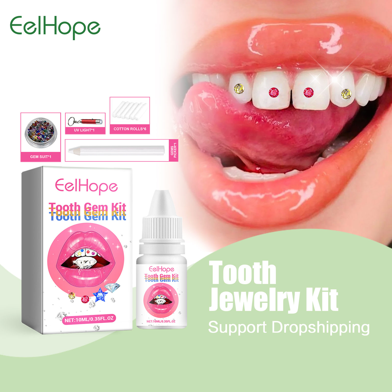 Kit de pierres précieuses dent - Tooth Gem Kit avis et prix
