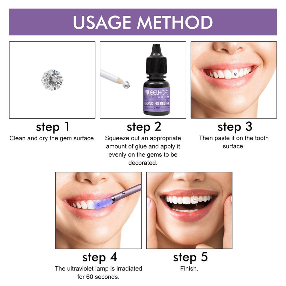 Colle dentaire pour pierres pr - Tooth Gem Kit avis et prix